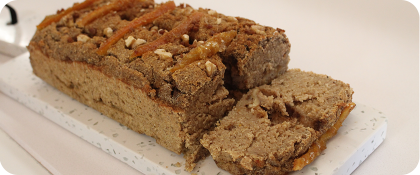 Pan dulce de Plátano sin gluten de Exótica de Oky