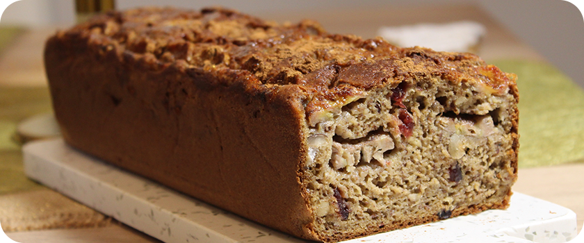 Torta de Plátano (banana) sin gluten de Exótica de Oky