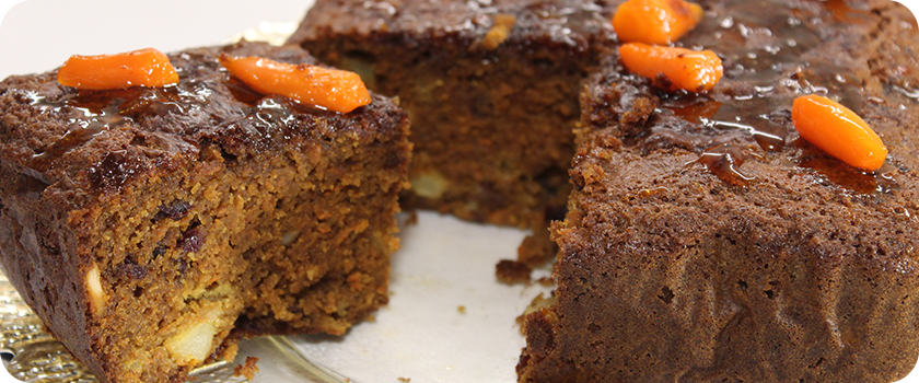 Torta de Zanahoria sin gluten de Exótica de Oky